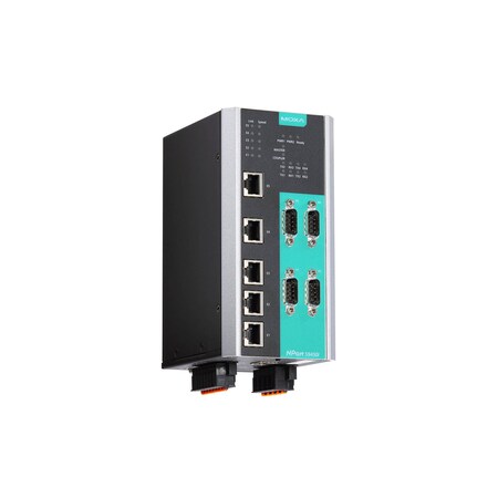 Moxa 4Port 3in1 Device Server, 5Port Mgd Swtch, 10/100M Lan, Nport S9450I-Hv-T NPort S9450I-HV-T